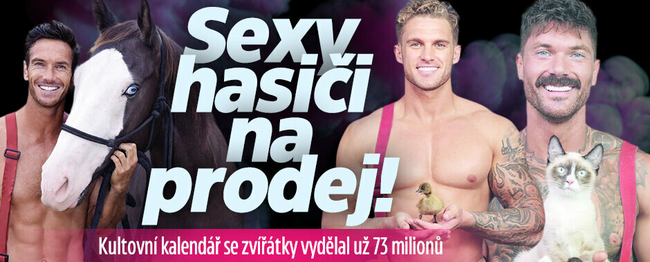 Sexy hasiči na prodej: Kultovní kalendář se zvířátky vydělal už 73 milionů!