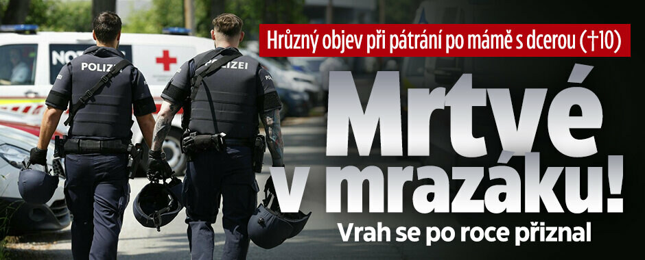 Těla matky (†34) a dcery (†10) našla policie v mrazáku: Vrah se po roce přiznal