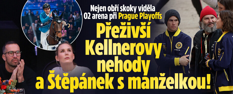Známé tváře na Prague Playoffs… Přeživší Kellnerovy nehody a Štěpánek s manželkou!
