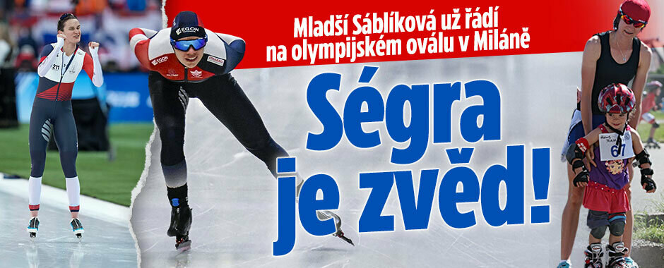 Mladší Sáblíková už řádí na olympijském oválu v Miláně: Ségra je zvěd