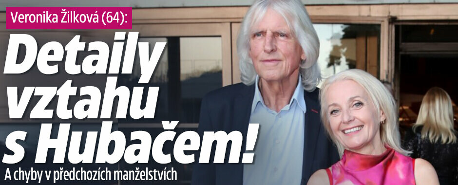 Žilková (64) otevřeně o novém partnerovi Hubačovi (72): Další dítě neplánujeme!  