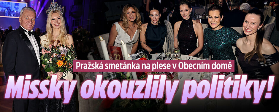 Pražská smetánka se sjela na reprezentační ples! Primátor s manželkou otevřeli parket, missky okouzlily politiky