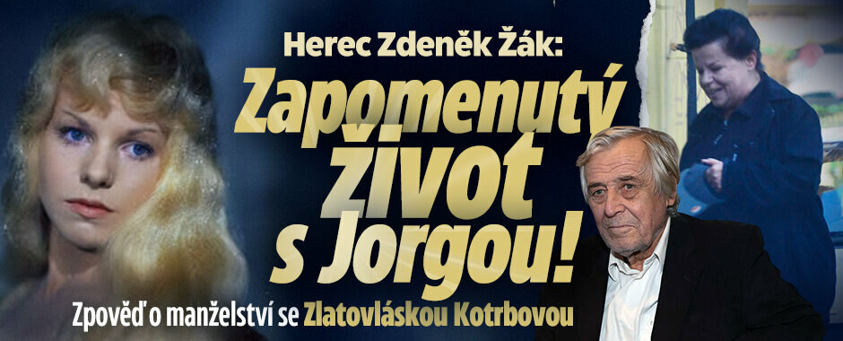 Herec Zdeněk Žák: Zapomenutý život s Jorgou! Zpověď o manželství se Zlatovláskou Kotrbovou