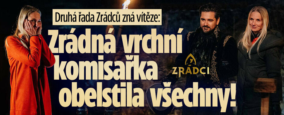 Druhá řada Zrádců zná svého vítěze: Všechny obelstila zrádná vrchní komisařka!