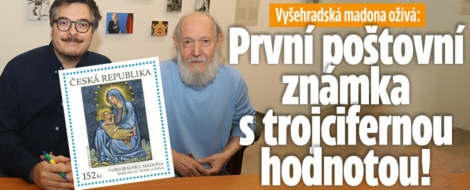 Vyšehradská madona ožívá na známce: První s trojcifernou hodnotou!
