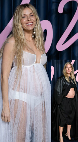 Dvojitá radost na londýnském galavečeru: Gouldingová a Sienna Millerová vytasily těhotenská bříška! 