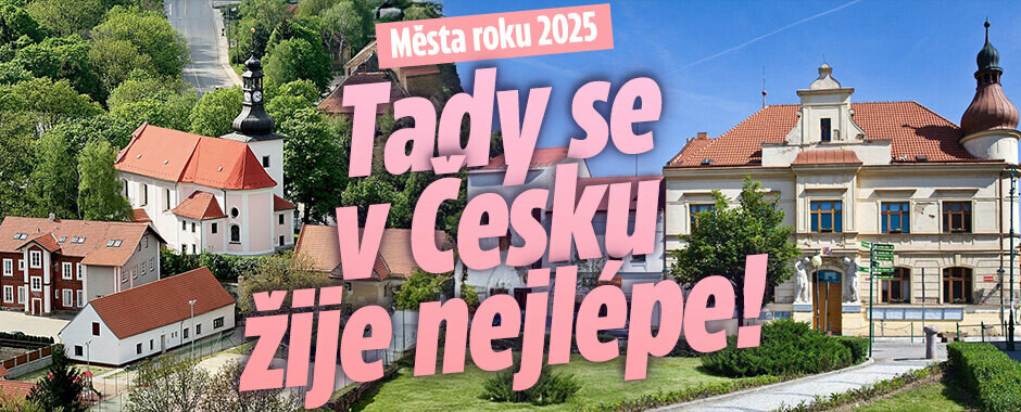Města roku 2025: Tady se v Česku žije nejlépe!