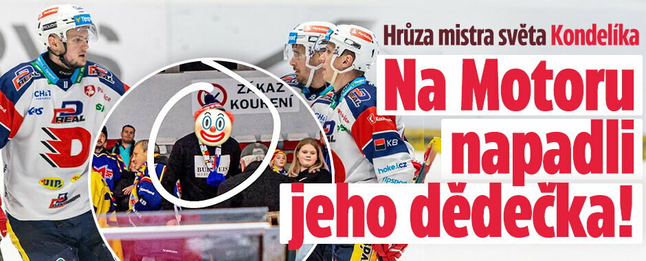 Nepříjemná dohra bitvy na Motoru. Napadli dědu pardubického útočníka Kondelíka