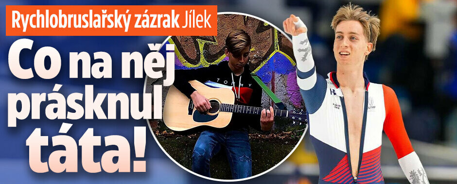 Rychlobruslařská kometa Jílek: Co na něj práskl táta!