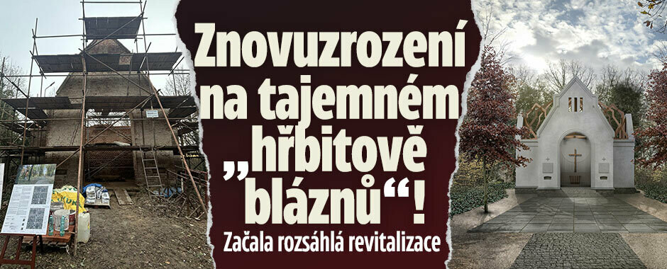 Změny na „hřbitově bláznů“ opředeném záhadami: Začala rekonstrukce zničené kaple