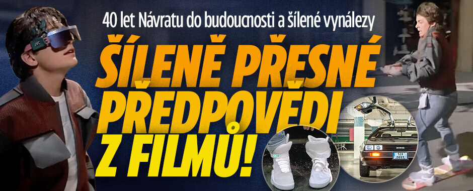 40 let Návratu do budoucnosti a šílené vynálezy: Šíleně přesné předpovědi z filmů!