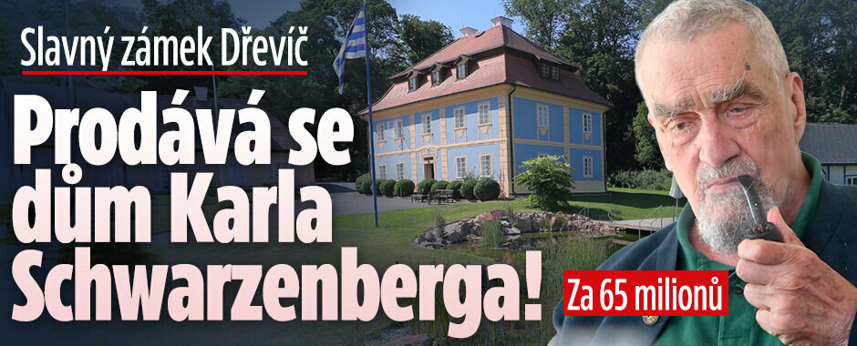 Slavný zámek Karla Schwarzenberga je na prodej! Za 65 milionů