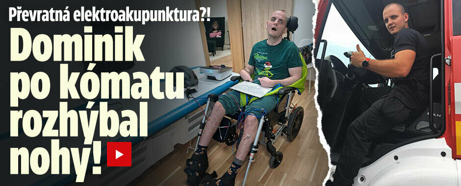 Dominik po kómatu rozhýbal nohy! Převratná elektroakupunktura?! 