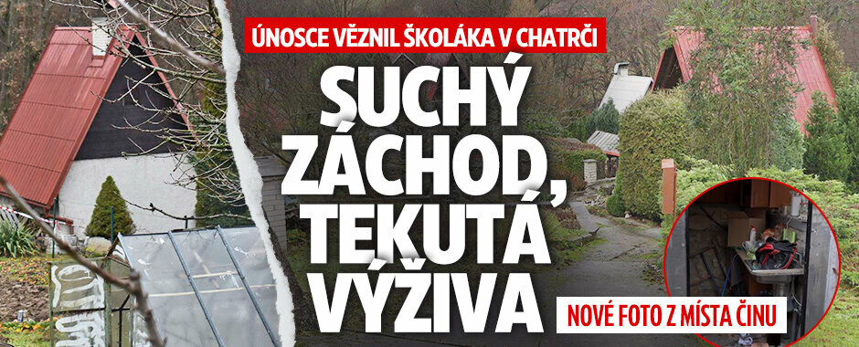Únosce věznil školáka v chatrči: Suchý záchod, tekutá výživa 