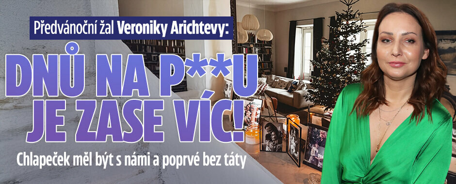 Předvánoční žal Veroniky Arichtevy: Chlapeček měl být s námi a poprvé bez táty