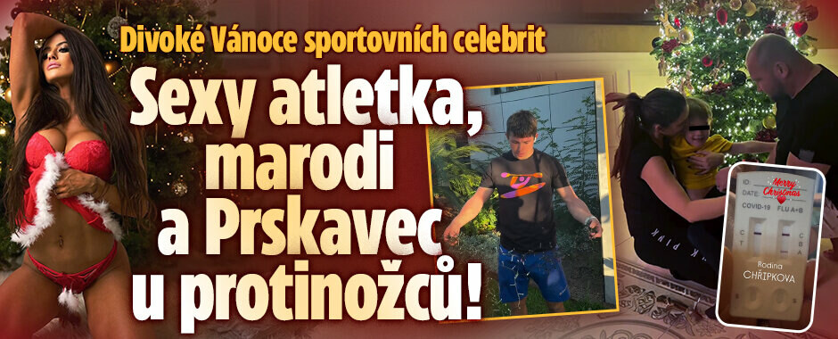 Divoké Vánoce sportovních celebrit: Sexy atletka, marodi a Prskavec u protinožců