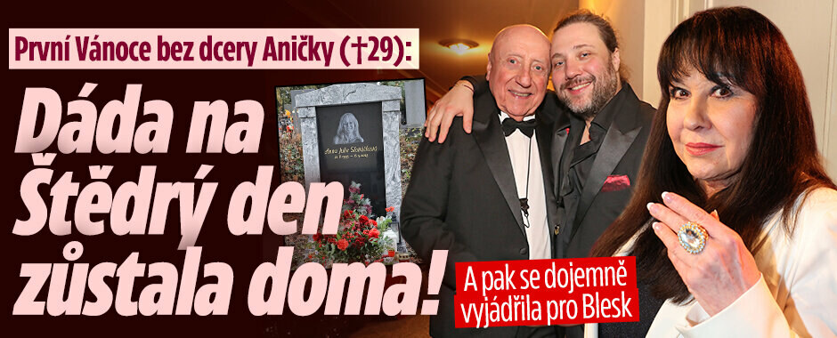 První Vánoce bez dcery Aničky (†29): Dáda na Štědrý den zůstala doma! A pak se dojemně vyjádřila pro Blesk