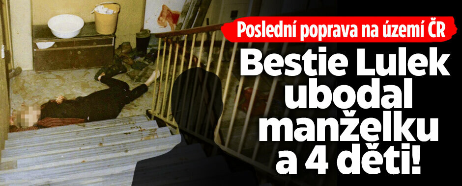 Poslední poprava na území ČR: Vrah Lulek ubodal manželku a 4 děti! Kat mu dal provaz a šel na panáka