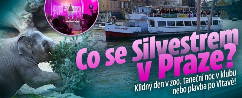Co se Silvestrem v Praze? Klidný den v zoo, taneční noc v klubu nebo plavba po Vltavě!