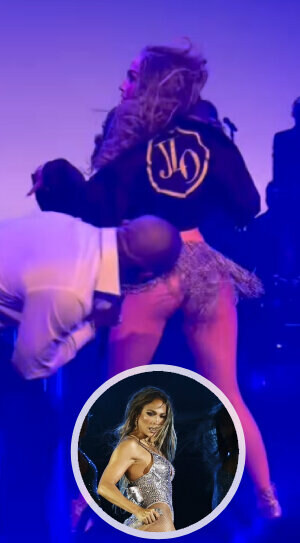 Přírodní úkaz JLo (56) na koncertě: Chlubila se slavnou prdelkou!
