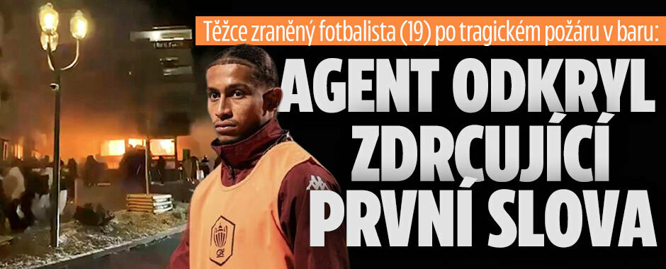 Těžce zraněný fotbalista Dos Santos (19) po tragickém požáru v baru: Agent odkryl zdrcující první slova 