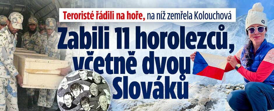 Teroristé řádili na hoře, na níž zemřela Kolouchová: Zabili 11 horolezců, včetně dvou Slováků