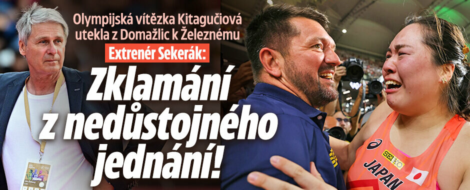 Přestup šampionky k Železnému. Trenér dostal e-mail: Trochu zklamání z takového jednání