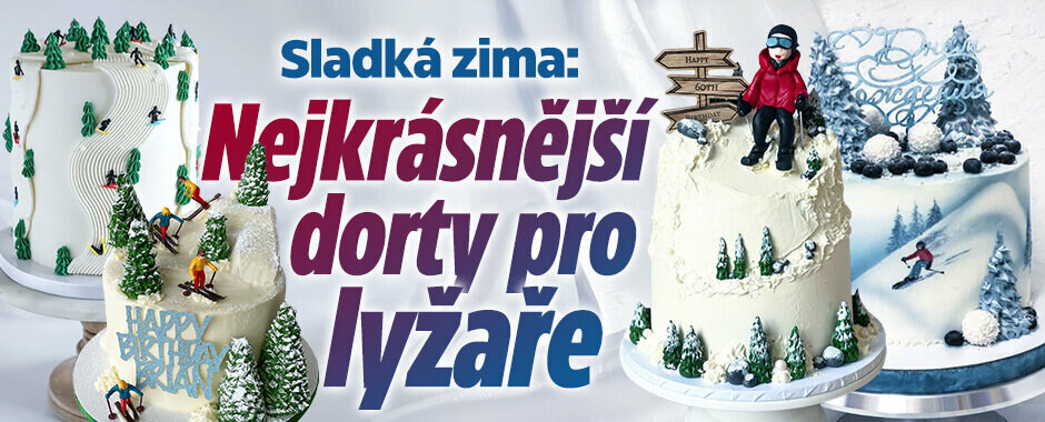 Originální dorty pro lyžaře: Sladká odměna, která potěší každého milovníka zimních sportů