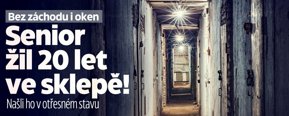 Muž (80) žil přes 20 let ve sklepě! Našli ho v otřesném stavu