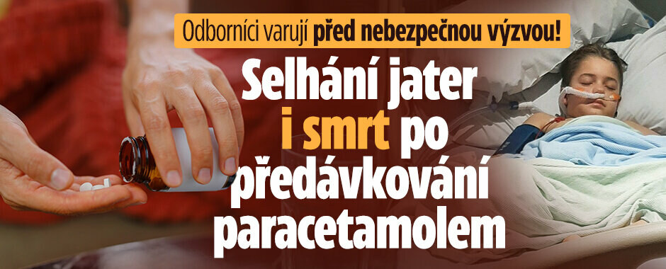 Odborníci varují před nebezpečnou výzvou! Selhání jater i smrt po předávkování paracetamolem