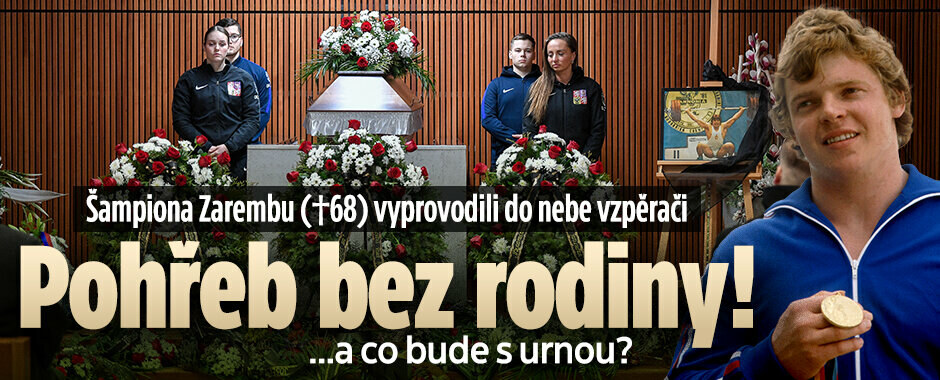 Rozloučení se šampionem Otou Zarembou (†68) proběhlo v režii vzpěračů: Pohřeb bez přímých pozůstalých