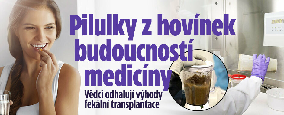 Pilulky z hovínek budoucností: Vědci odhalili blahodárné účinky transplantace stolice
