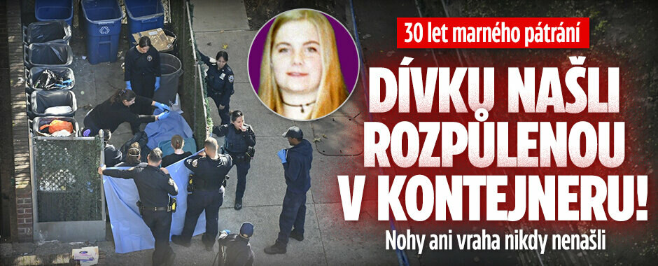 30 let marného pátrání: Dívku našli rozpůlenou v kontejneru! Nohy ani vraha nikdy nenašli