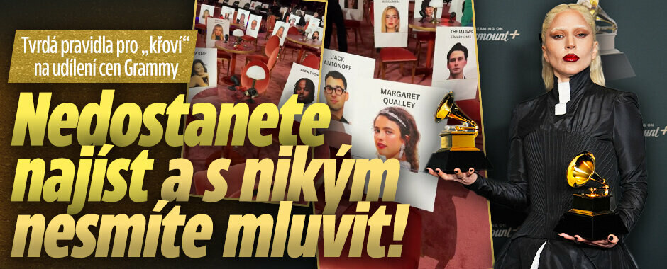Tvrdá pravidla pro „křoví“ na udílení cen Grammy: Nedostanete najíst a s nikým nesmíte mluvit! 