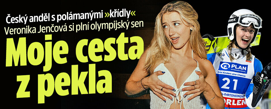 Český anděl s polámanými »křídly« Veronika Jenčová si na můstcích v Predazzu plní olympijský skokanský sen: Moje cesta z pekla