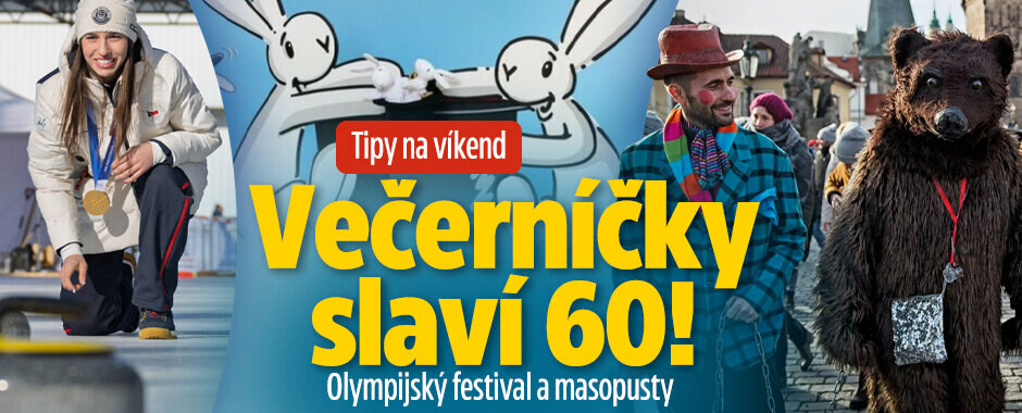 Tipy na víkend: Večerníčky slaví 60! Olympijský festival a masopusty v plném proudu