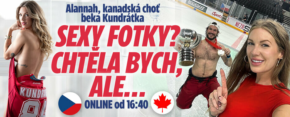 Alannah, kanadská choť beka Kundrátka: Sexy fotky? Chtěla bych, ale...