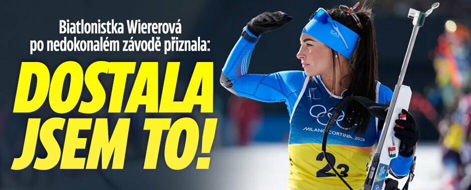 Biatlonistka Wiererová po nedokonalém závodě přiznala: Dostala jsem to!