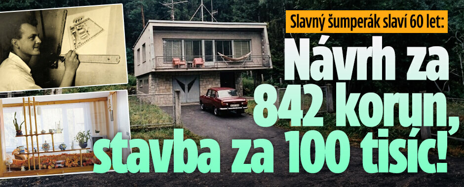 Slavný šumperák slaví 60 let: Návrh za 842 korun, stavba za 100 tisíc!
