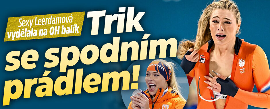 Sexy rychlobruslařka Leerdamová vydělala na OH balík: Trik se spodním prádlem