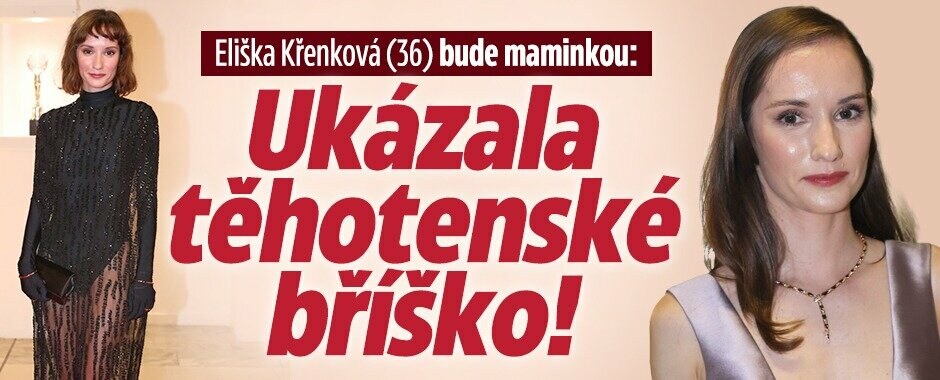 Eliška Křenková (36) bude maminkou: Ukázala těhotenské bříško!  