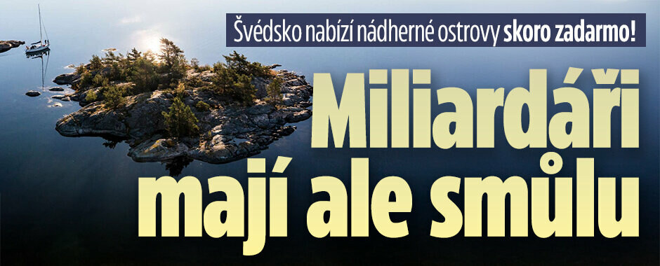 Švédsko nabízí nádherné ostrovy skoro zadarmo! Miliardáři mají ale smůlu
