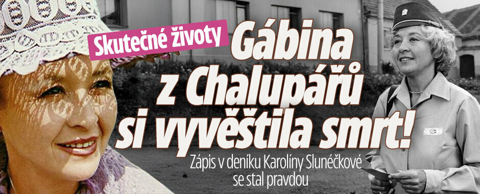 Skutečné životy: Gábina z Chalupářů si vyvěštila smrt! Zápis v deníku Karolíny Slunéčkové se stal pravdou