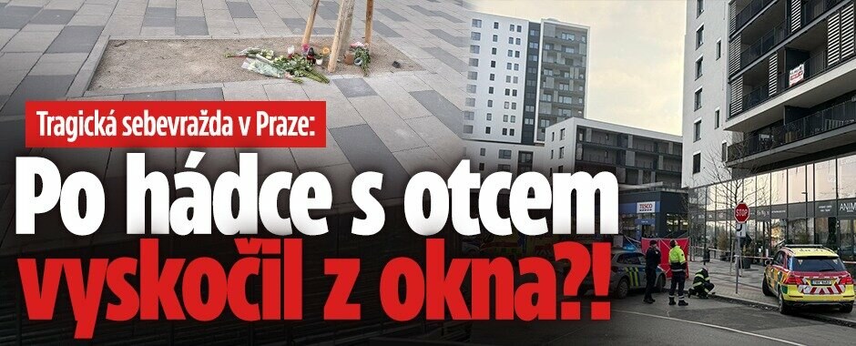 Tragická sebevražda v Praze: Kluk po hádce s otcem vyskočil z 10. patra?!