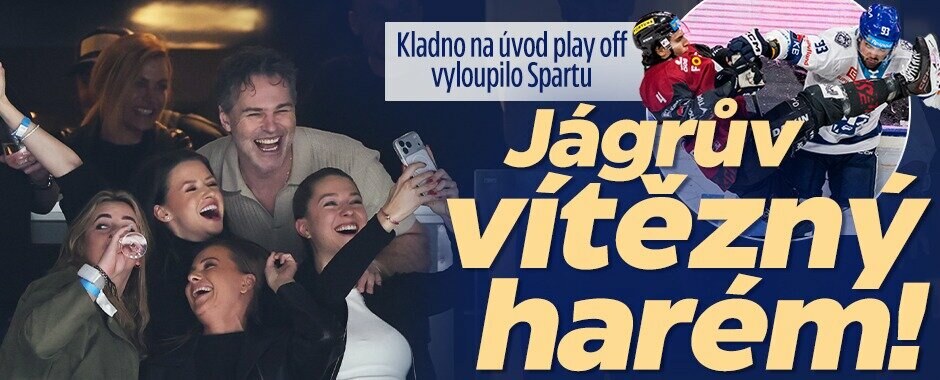 Kladno na úvod play off vyloupilo Spartu: Jágrův vítězný harém! 