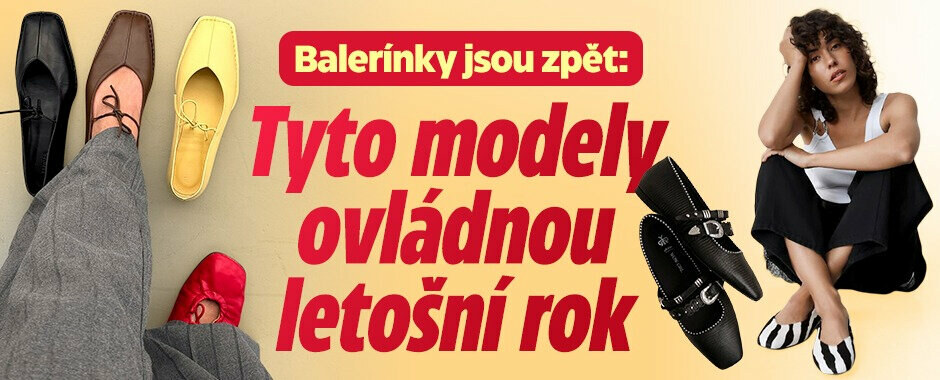 Balerínky jsou zpět: Modely, které ovládnou letošní rok. Sladíte je s každým outfitem