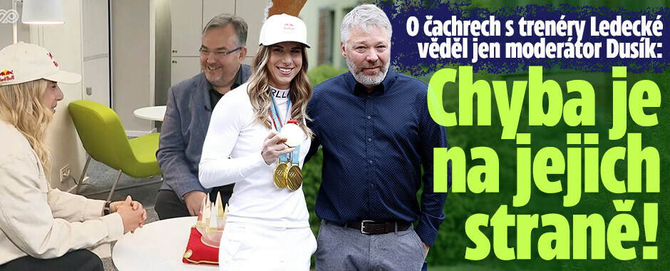 O konci lyžařských trenérů Ledecké věděl jen moderátor Dusík: Chyba je na jejich straně