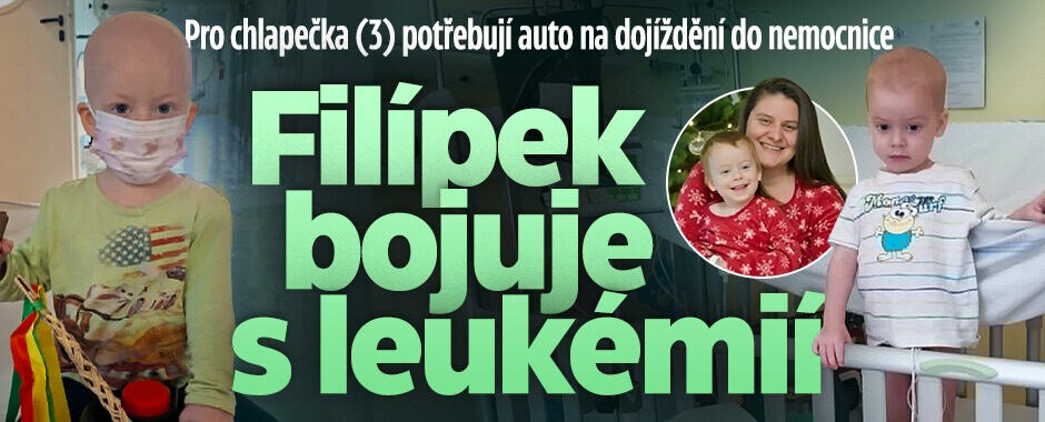 Bezpečnou jízdu pro Filípka (3): Pro chlapečka s leukémií potřebuje maminka auto