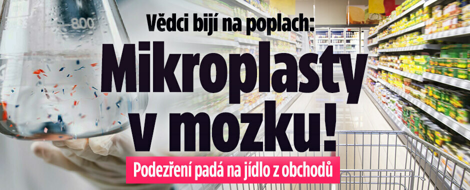 Vědci bijí na poplach: Mikroplasty v mozku! Podezření padá na jídlo z obchodů