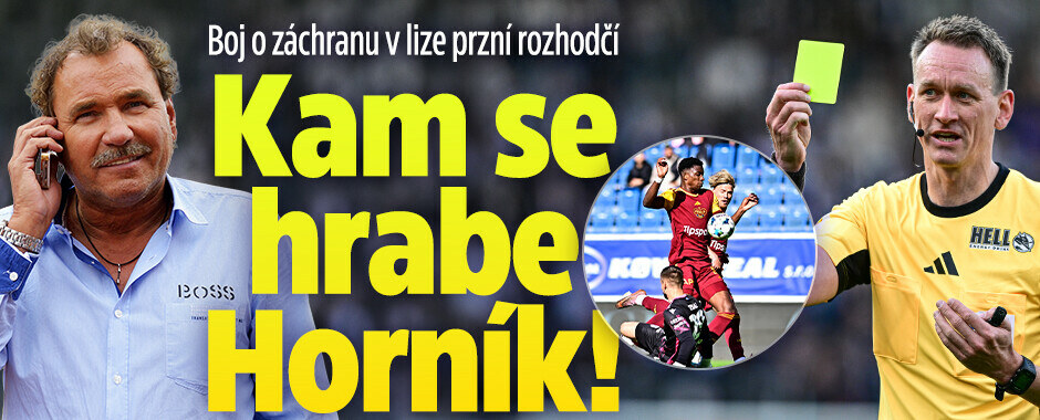 Boj o záchranu v lize przní rozhodčí: Kam se hrabe Horník!
